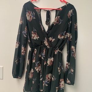 Floral Formal Romper